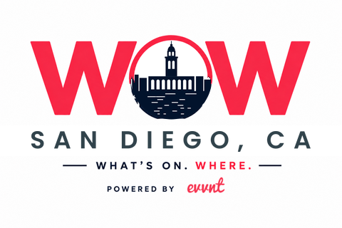 WOW San Diego: What's On. Where. Powered by Evvnt