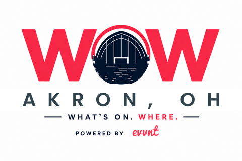 WOW Akron: What's On. Where. Powered by Evvnt